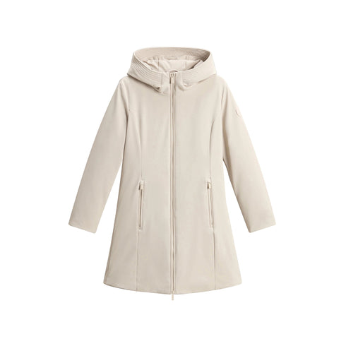 Woolrich Parka Parka Donna lungo Firth liscio Beige A24 - WOOLRICHCFWWOU0889FRUT3496 - 7404 - L - Francavilla Moda